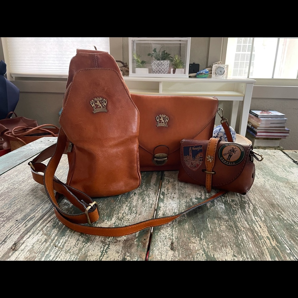 Set of 3 Authentic Pratesi Firenze Bags